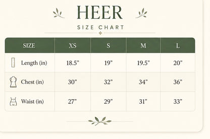 Heer | Premium Cotton Printed Top for Women