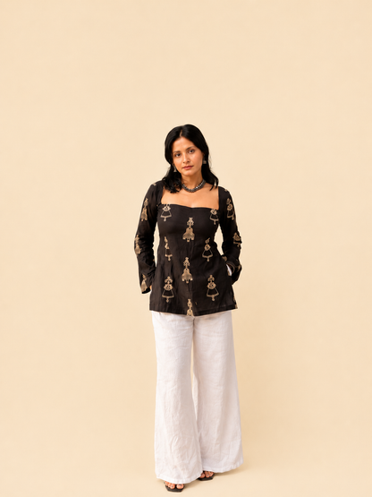 Rimjhim | Premium Cotton Printed Top for Women